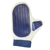 Grooming Mitt for cats, Grey & Blue